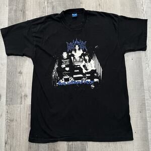 VTG Mortification EnVision EvAngelene Christian Metal Band Tee 1996 Australia XL